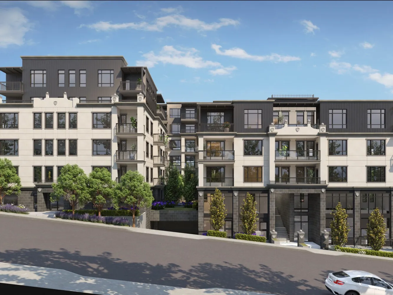 Architectural rendering of Bastille, Coquitlam