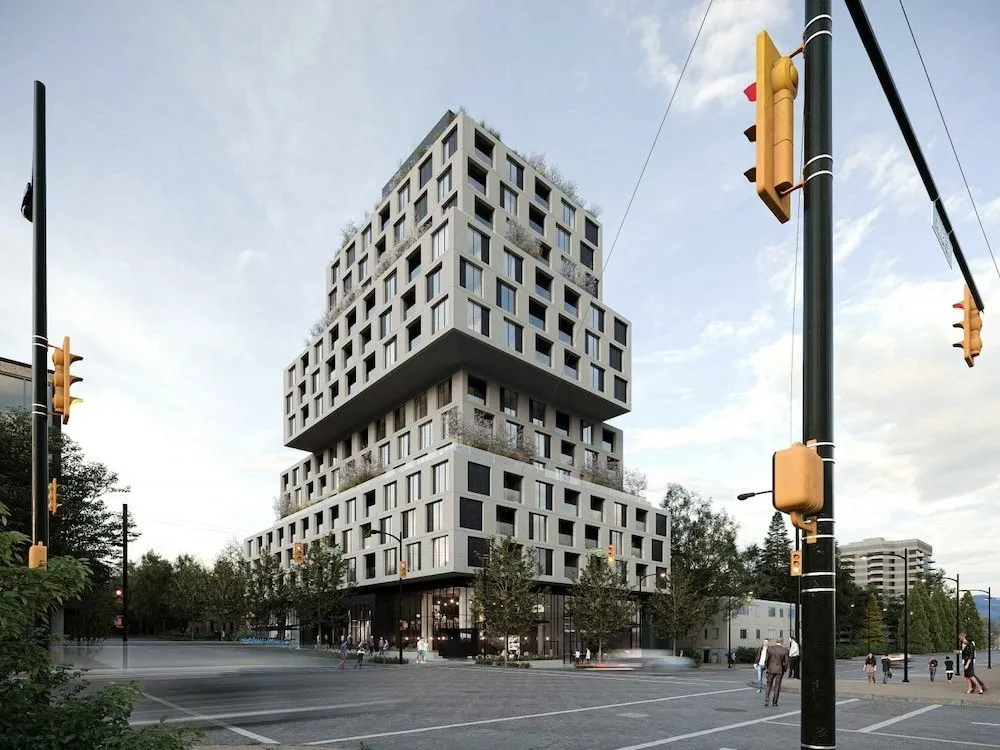 Architectural rendering of Broadway & Alma, Vancouver
