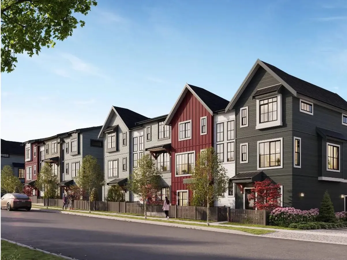 Architectural rendering of the Latimer Walk townhomes, Langley
